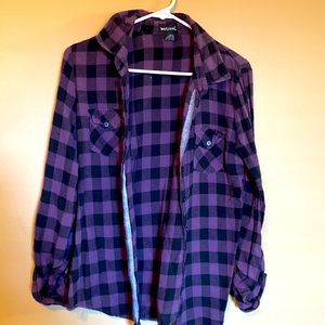 Wet Seal flannel button down